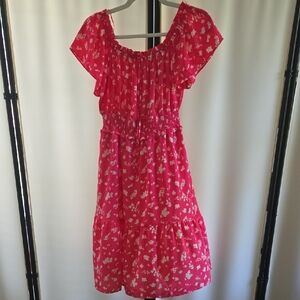 Sienna Sky Vibrant Pink Floral Dress
